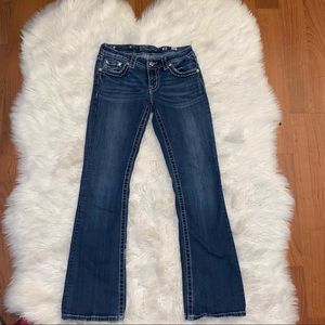 Women’s Miss Me’s size 28 bootcut slightly worn